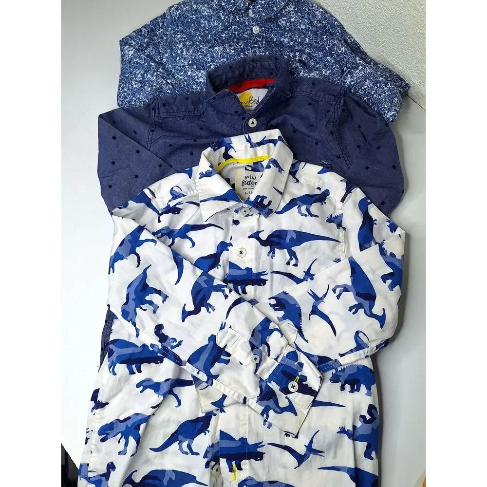 Boys 3-4/4-5 Clothing Lot Mini Boden Tea Janie & Jack Carhartt Outfits Overalls